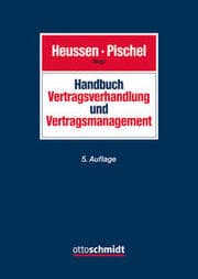 Cover von Handbuch Vertragsverhandlung und Vertragsmanagement