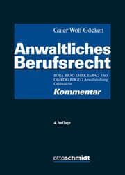 Cover von Anwaltliches Berufsrecht