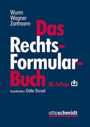 Cover von Das Rechtsformularbuch