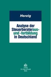 Cover von Analyse der Steuerberateraus- und -fortbildung in Deutschland