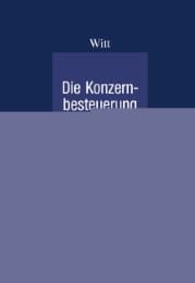 Cover von Die Konzernbesteuerung