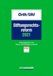 Cover von Stiftungsrechtsreform 2021