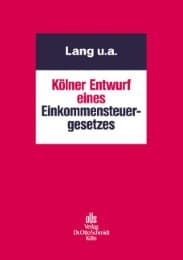 Cover von Kölner Entwurf eines Einkommensteuergesetzes
