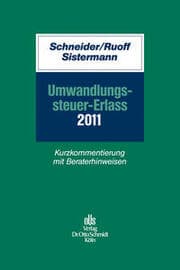Cover von Umwandlungssteuer-Erlass 2011