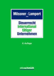Cover von Steuerrecht international tätiger Unternehmen