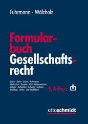 Cover von Formularbuch Gesellschaftsrecht
