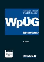 Cover von Wertpapiererwerbs- und Übernahmegesetz
