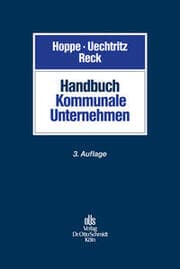 Cover von Handbuch Kommunale Unternehmen