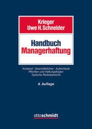 Cover von Handbuch Managerhaftung