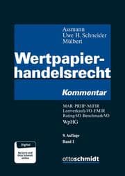 Cover von Wertpapierhandelsrecht