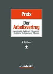 Cover von Der Arbeitsvertrag