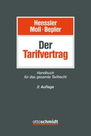 Cover von Der Tarifvertrag