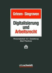 Cover von Grimm/Singraven: Digitalisierung und Arbeitsrecht