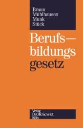 Cover von Berufsbildungsgesetz