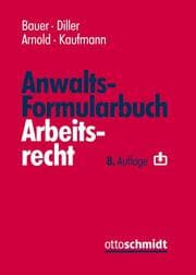 Cover von Anwalts-Formularbuch Arbeitsrecht