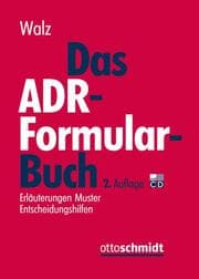 Cover von Das ADR-Formularbuch