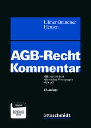 Cover von AGB-Recht
