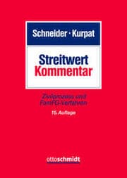 Cover von Streitwert-Kommentar