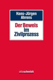 Cover von Der Beweis im Zivilprozess
