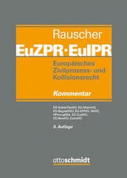 Cover von Europäisches Zivilprozess- und Kollisionsrecht EuZPR/EuIPR II-1