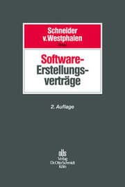 Cover von Software-Erstellungsverträge