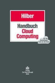 Cover von Handbuch Cloud Computing