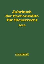 Cover von Jahrbuch der Fachanwälte für Steuerrecht 2026