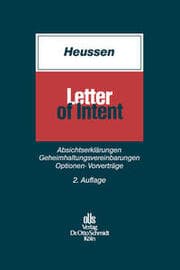 Cover von Letter of Intent