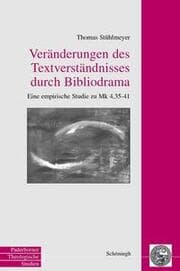 Cover von Veränderungen des Textverständnisses durch Bibliodrama