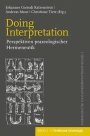 Cover von Doing Interpretation