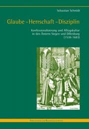 Cover von Glaube - Herrschaft - Disziplin