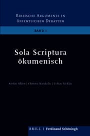 Cover von Sola Scriptura ökumenisch