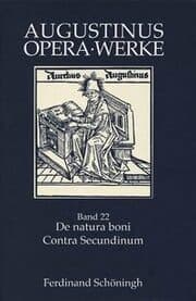 Cover von De natura boni /Contra Secundinum Manichaeum