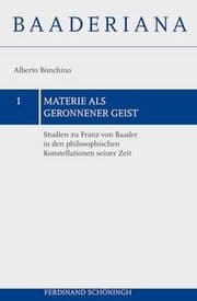 Cover von Materie als geronnener Geist