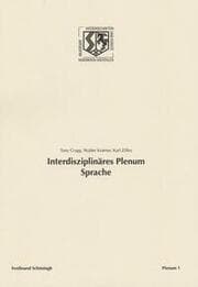 Cover von Interdisziplinäres Plenum Sprache
