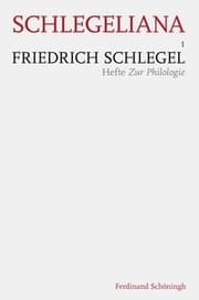 Cover von Friedrich Schlegel - Hefte Zur Philologie