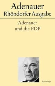Cover von Adenauer und die FDP