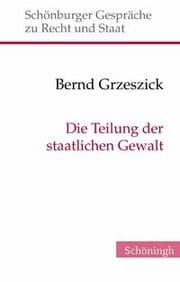 Cover von Die Teilung der staatlichen Gewalt