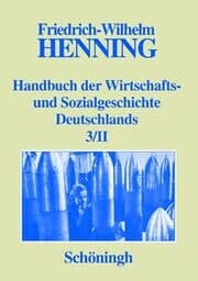 Cover von Handbuch der Wirtschafts- und Sozialgeschichte Deutschlands 1-3