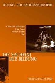 Cover von Die Sache(n) der Bildung
