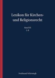 Cover von Lexikon für Kirchen- und Religionsrecht