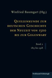 Cover von Quellenkunde zur deutschen Geschichte der Neuzeit von 1500 bis zur Gegenwart