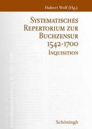 Cover von Systematisches Repertorium zur Buchzensur 1542-1700