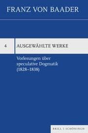 Cover von Vorlesungen über speculative Dogmatik (1828-1838)
