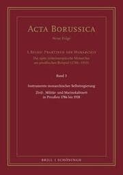 Cover von Instrumente monarchischer Selbstregierung