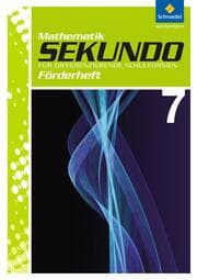Cover von Sekundo - Mathematik für differenzierende Schulformen, Ausgabe 2009 - Arbeitshefte und Fördermaterial 7-10
