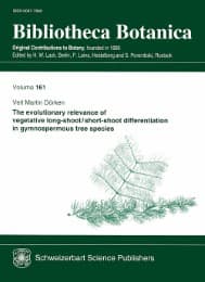 Cover von The evolutionary relevance of vegetative long-shoot/short-shoot differentiation in gymnospermous tree species