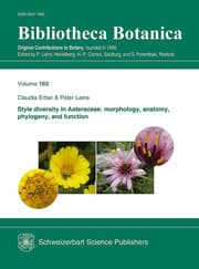 Cover von Style diversity in Asteraceae: morphology, anatomy, phylogeny, and function