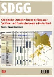 Cover von Geologische Charakterisierung tiefliegender Speicher- und Barrierehorizonte in Deutschland - Speicher-Kataster Deutschland
