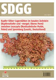 Cover von Kupfer-Silber-Lagerstätten im basalen Zechstein (Kupferschiefer und -mergel; Oberes Perm) zwischen Leszczyna (Nordsudetische Mulde, Polen) und Spremberg (Lausitz, Deutschland)